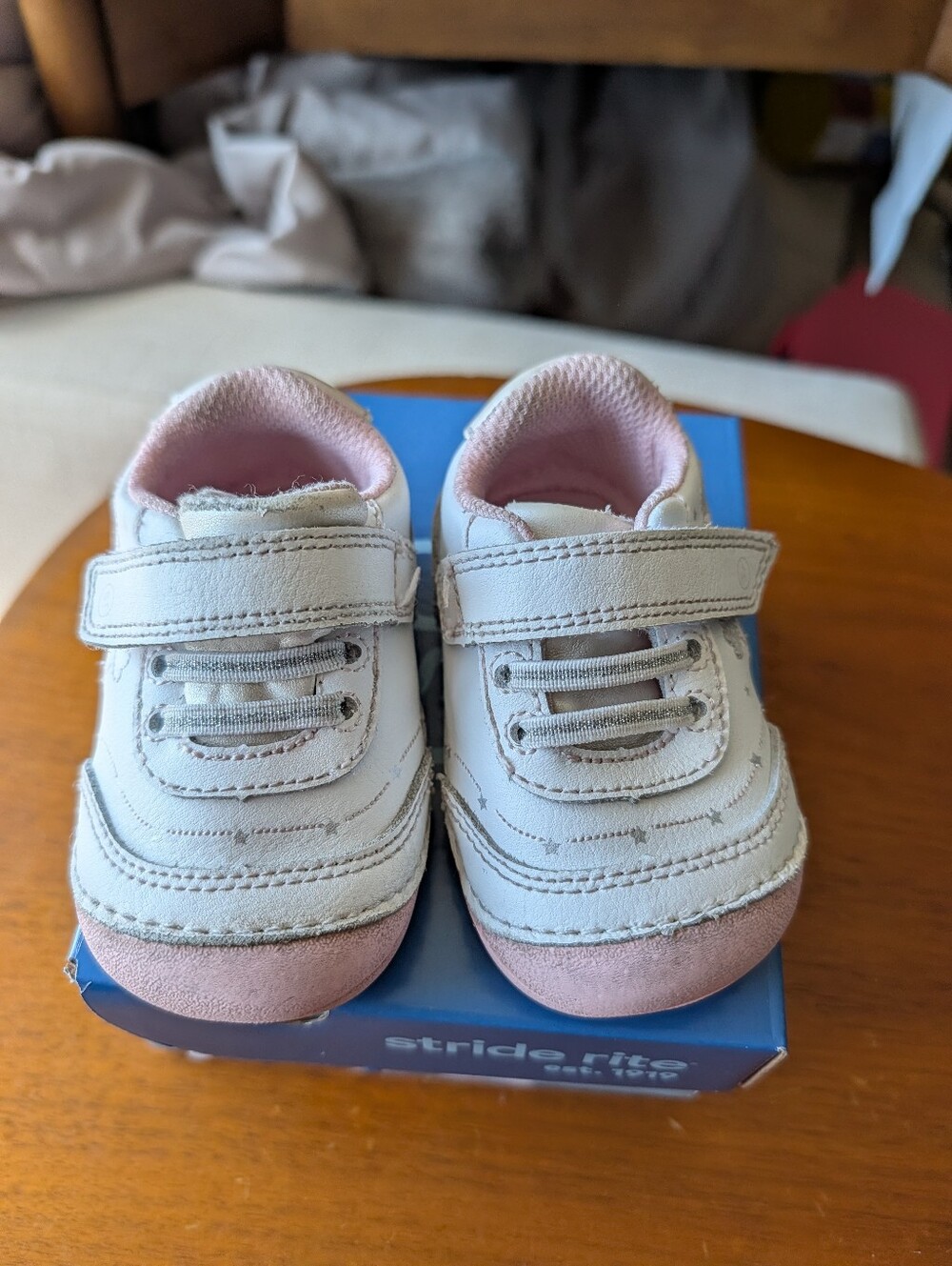 Stride Rite SM Adalyn white/silver 3W